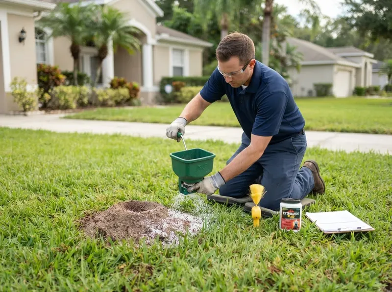 Red Imported Fire Ant Lawn Defense in Riverview, FL